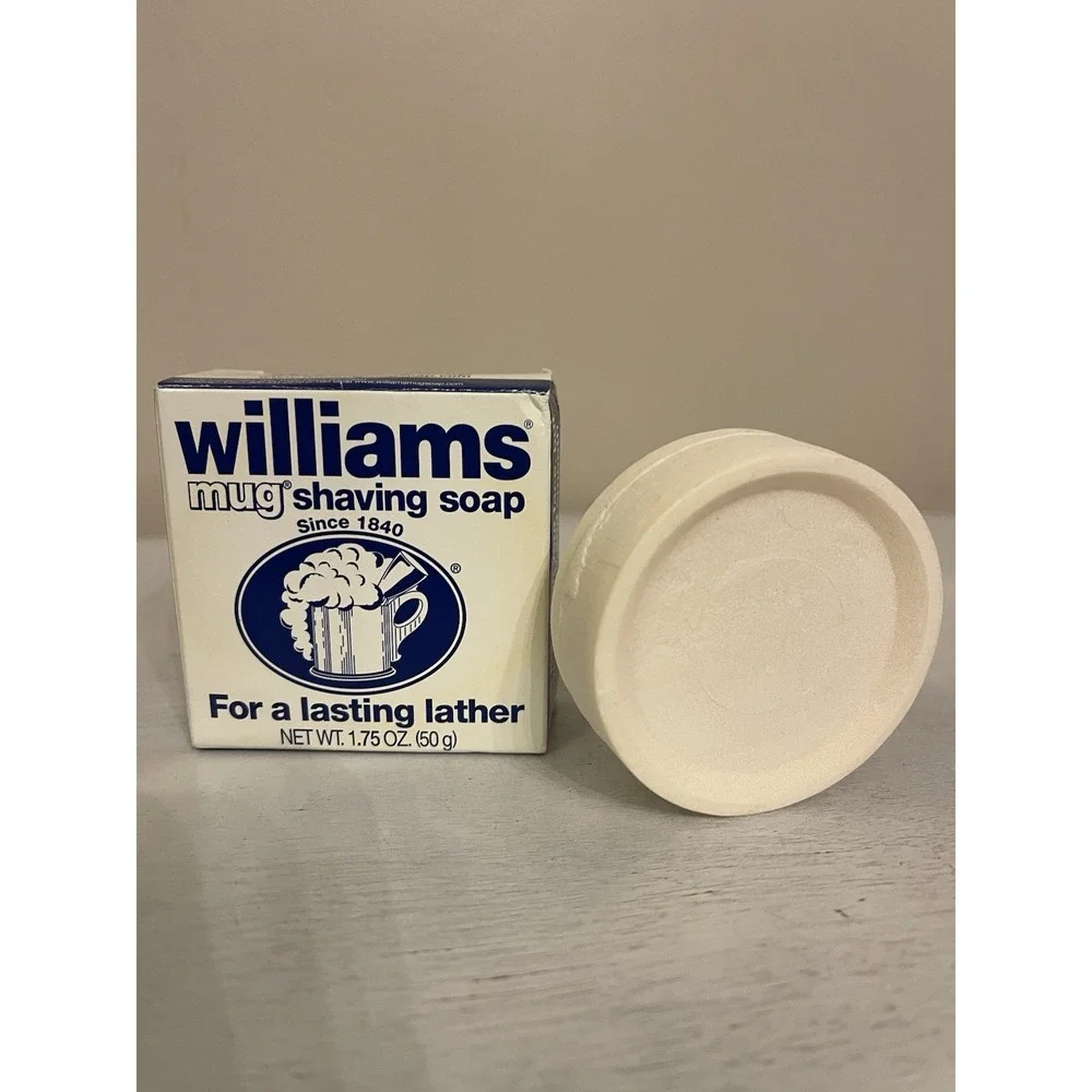 Williams Mug Shaving Soap‎ 1.75 OZ Lasting Lather New Old Stock